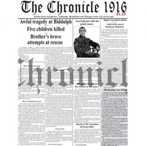 1916 Congleton Chronicle front cover