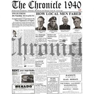 1940 Congleton Chronicle front cover