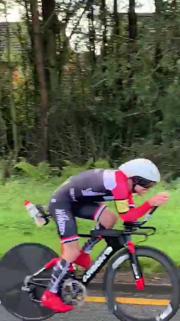 A cycling time trial.