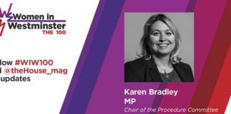 MP is one in a hundred Women in Westminster.