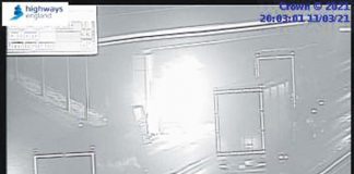 M6 resurfaced after car fire M6 car fire.