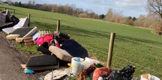 ‘Blatant disregard for natural environment’ Fly-tipping.