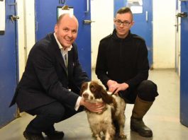 Cheshire pet owners urged to have a say on dog thefts Mr Keane with Cheshire Police dog Rufus.