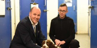 Cheshire pet owners urged to have a say on dog thefts Mr Keane with Cheshire Police dog Rufus.