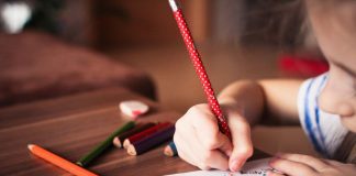 One size education does not fit all A primary school pupil working.