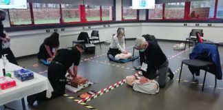 School rushes to the Resusci after plea for CPR trainers A training session with CPR mannequins..