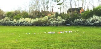 Group issued with fines for gathering at beauty spot Litter left at Astbury Mere Country Park.