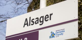 The town has first station on line to be dementia friendly Alsager station.