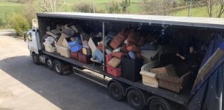 Auctioned sofas are heading for Gambia Gambia sofas.