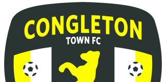 Bears roar out of lockdown with free football coaching Congleton Town FC logo.