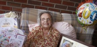 ‘Be kind’ message from town’s new centenarian Eveline Machin
