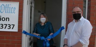 MP’s first public event since latest lockdown really hit the headlines! Fiona Bruce opens Chronicle offices.