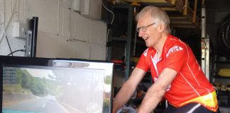 Mark saddles up for Christian Aid appeal Pedalfest.