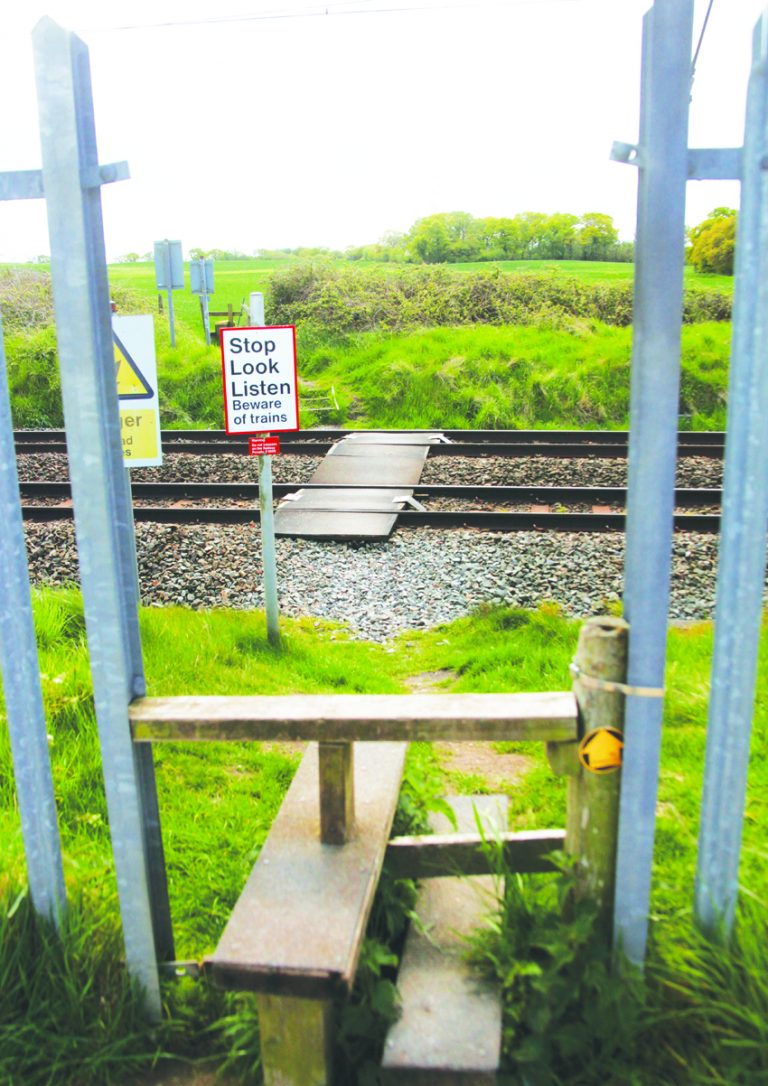 Footpath level crossing could permanently shut