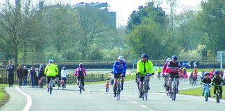 Woolies Way cycling signs delayed due to pandemic cycling signs.
