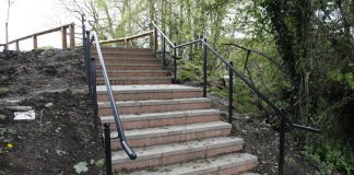 Planning investigation about estate’s steps The steps at Falcon Rise.