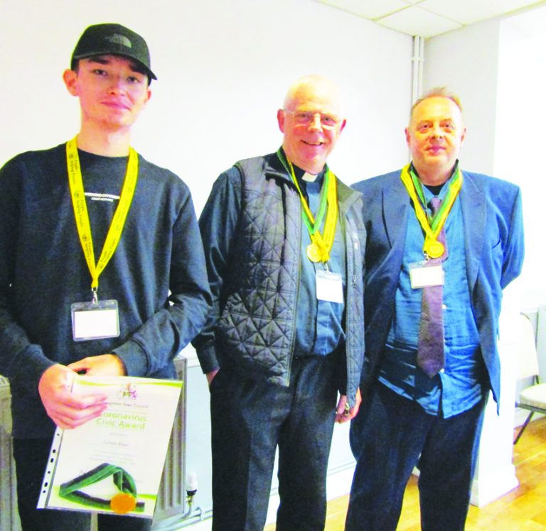 Covid heroes are honoured for work during pandemic