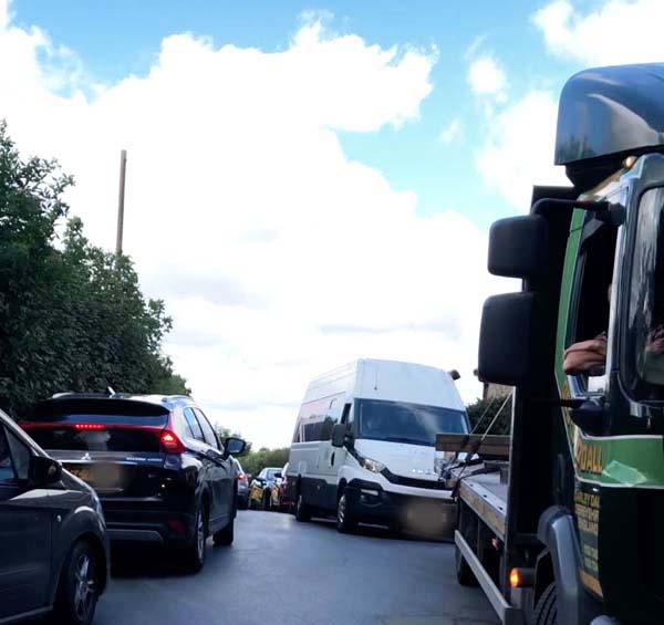 Lorries leaving the M6 cause village ‘gridlock’