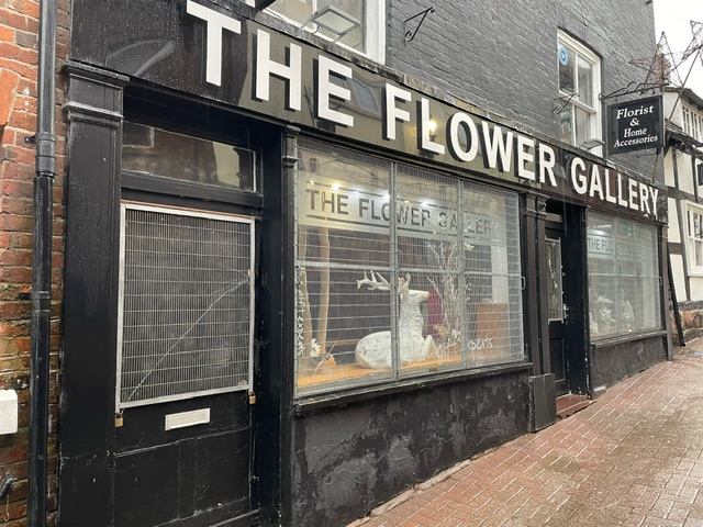 Flower gallery burglary.