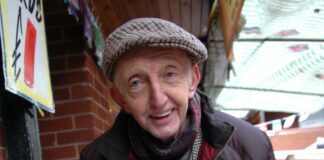 Market trader Reg (92) never lost his charm