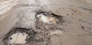 Council’s dig about figures for potholes Potholes.