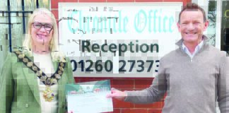 Mayor awards the ‘Chronicle’ for town centre presence Chronicle mayors award.