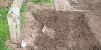 Jumps for bikes ‘dug’ at playing fields too Scrambling track.