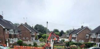 Residents said barriers were left up for weeks