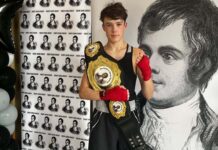Young boxer fights for glory across country