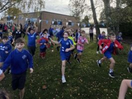 Offley students ran 120km for classmate