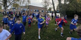 Offley students ran 120km for classmate