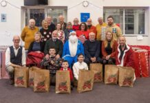 Bags of joy at New Life Church for Christmas
