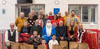 Bags of joy at New Life Church for Christmas