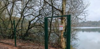 ‘Hideous’ fence is ‘ruining’ Astbury Mere