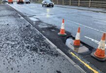 Pothole is crash waiting to happen