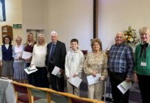 Church’s growth was celebrated with cake!