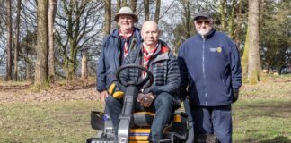 Scouts get help with mowing from Rotary