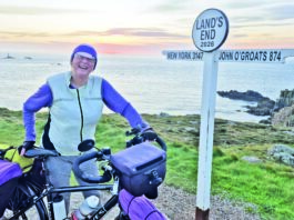 Cycle challenge ends with fractured knee