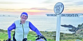 Cycle challenge ends with fractured knee