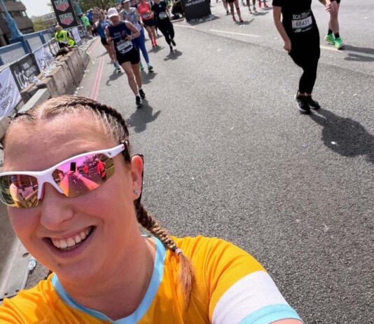 Marathon runner signs up from hospital bed