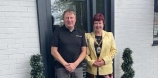 Alsager interiors firm gets visit from mayor