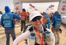 Nurse completes a gruelling Sahara race