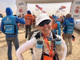 Nurse completes a gruelling Sahara race