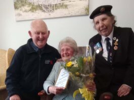 Certificate for fantastic Poppy fundraiser Joan