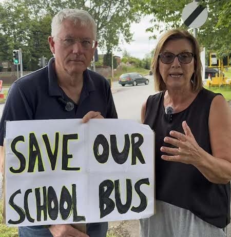 A well-used bus axed by council could lead to children turning up to Alsager school “exhausted”