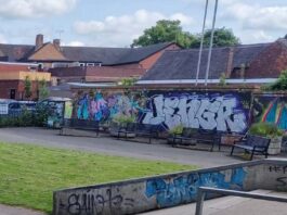 Fire service silent on Milton Park graffiti wall