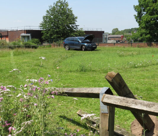 Car headed for the heart of Congleton