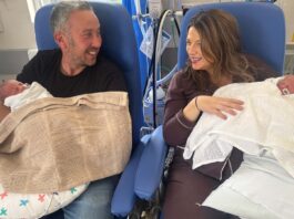 Twins’ mum steps out to support baby unit