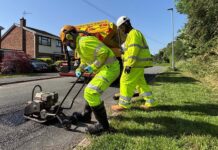 Four thousand pot holes repaired across Staffordshire