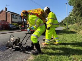 Four thousand pot holes repaired across Staffordshire
